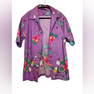 Hilo Hattie Mens Hawaiian Shirt - Large